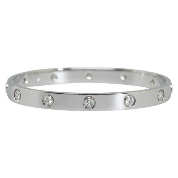 Cartier Jewelry - Cartier Love Bracelet, 10 Diamonds